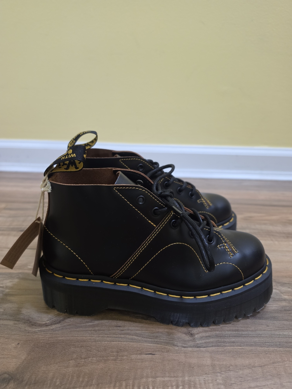 New Dr. Martens Church Platform Monkey Boots